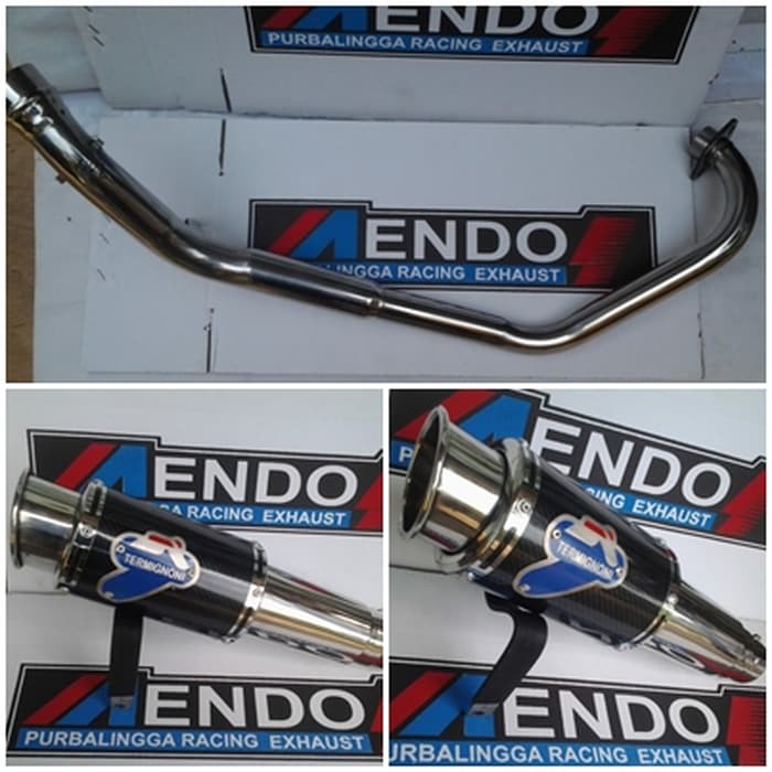 Knalpot racing Termignoni Gp Rossi untuk motor Yamaha XABRE