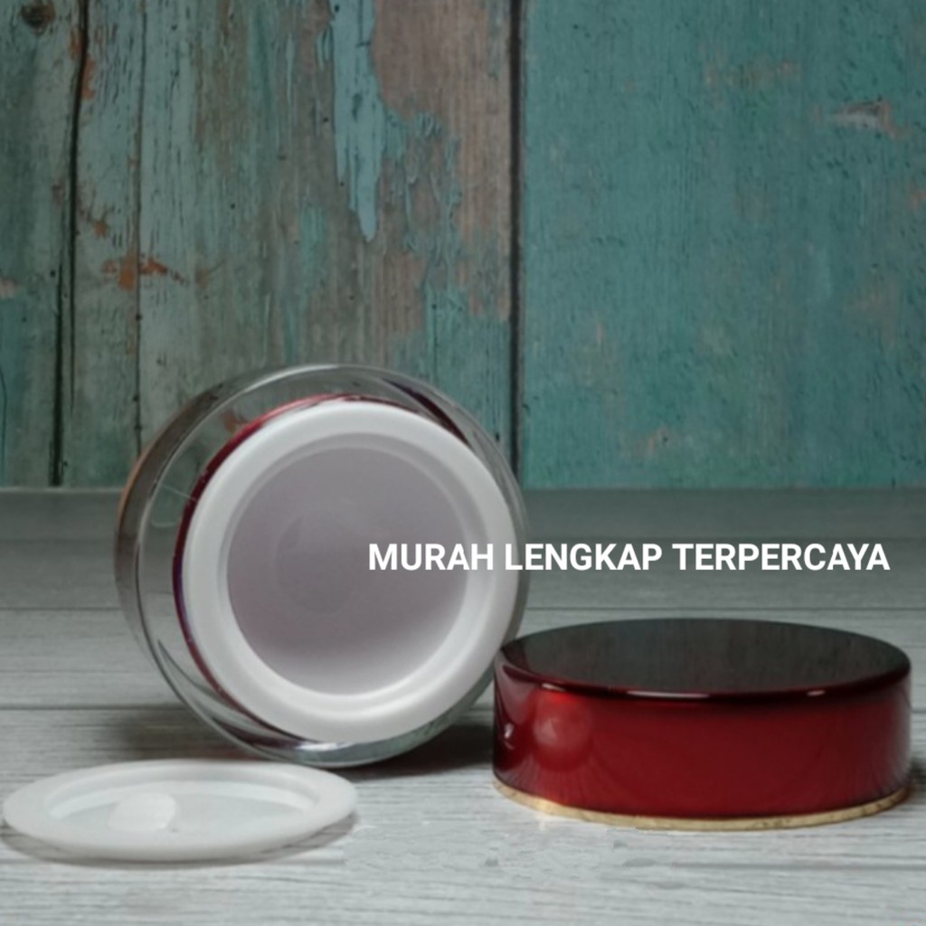 POT CREAM ACRYLIC 10GR / POT ACRILYC 10GR MERAH MAROON