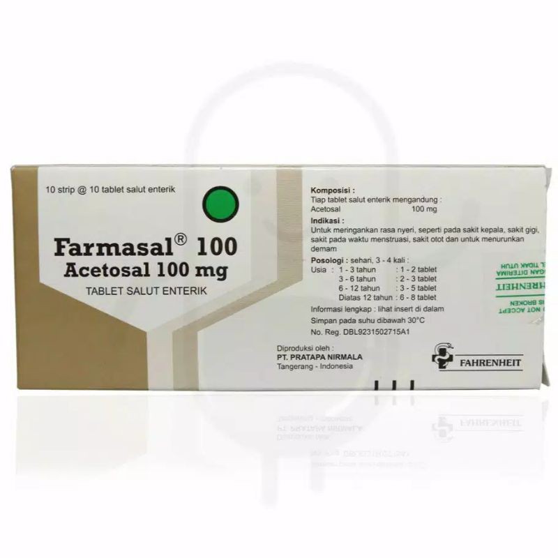 farmasal 100mg per box