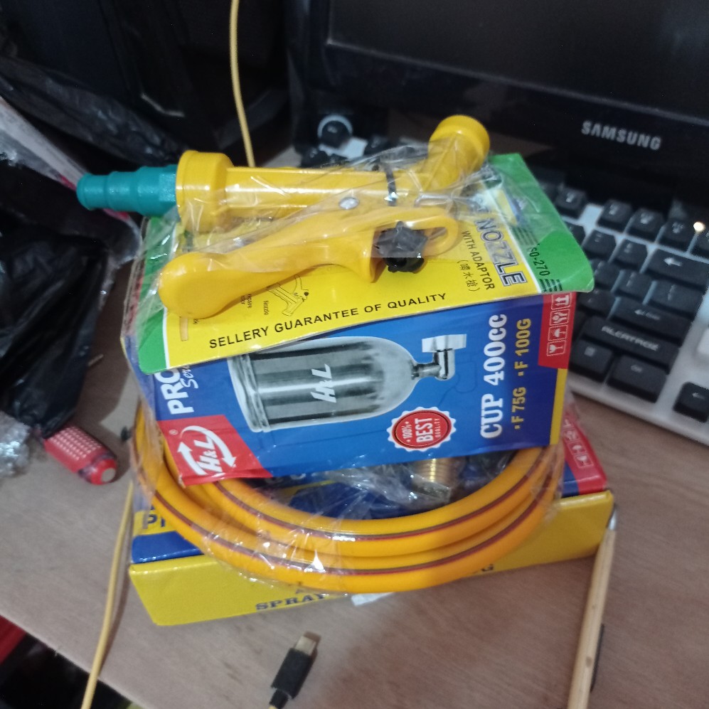 Hose Nozzle Water Gun Spray Alat Semprot Semprotan Air Selang Sel60270