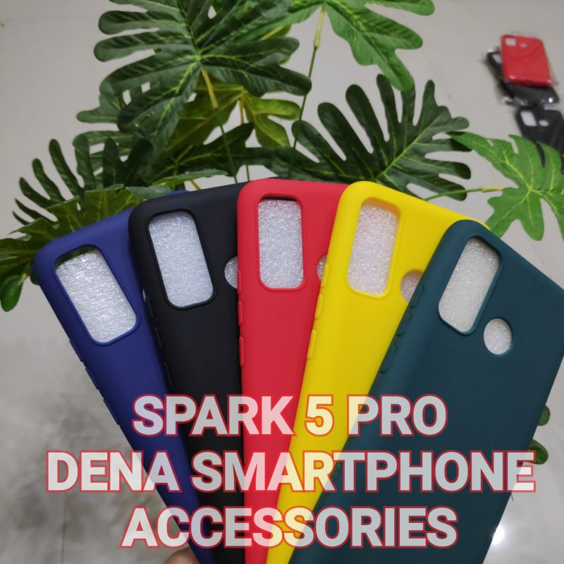 Soft Case Tecno Spark 5 Pro Colour Case Warna Murah