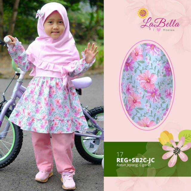 Baju Gamis anak labella
