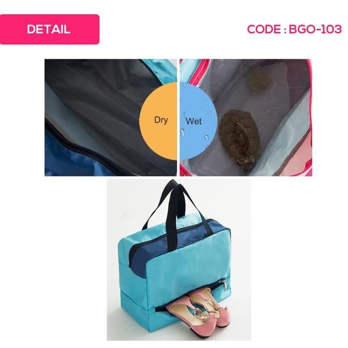 TRAVEL SMILE MOUSTACHE TAS HANDBAG MULTIFUNGSI ORGANIZER