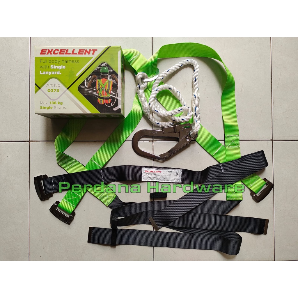 Safety Full Body Harness Single Lanyard Body Harness Single Big Hook