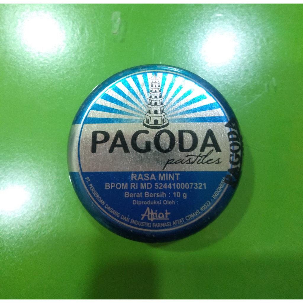 

Pagoda rasa Mint 10 gr - Permen Pastiles