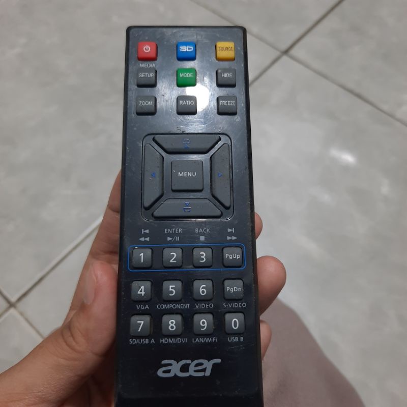 REMOTE REMOT PROYEKTOR PROJECTOR ACER E-26171 ORIGINAL ASLI