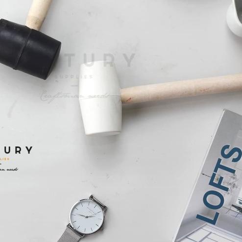 

™ Peralatan Kulit / Leather Tool Mallet (hammer) / Alat Kulit / Tools - Hitam ☁