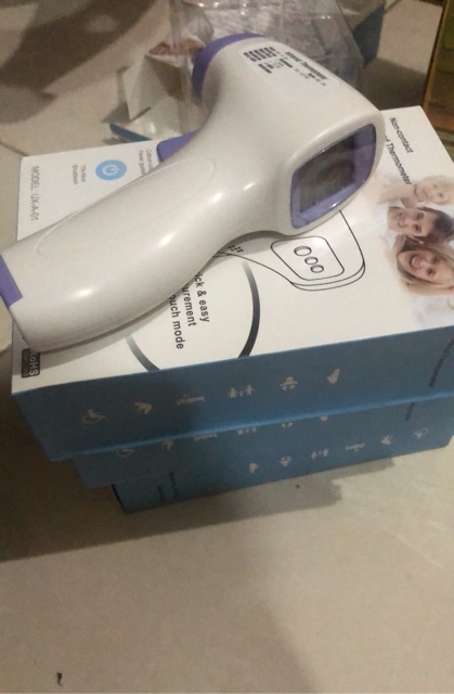 Thermometer Infrared Non Contact Thermomoter Tanpa Kontak Model Pistor Dahi Cek Suhu