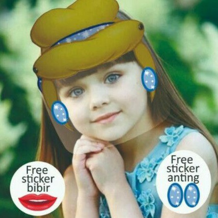 Face Shield Karakter Anak / Pelindung Wajah Anak