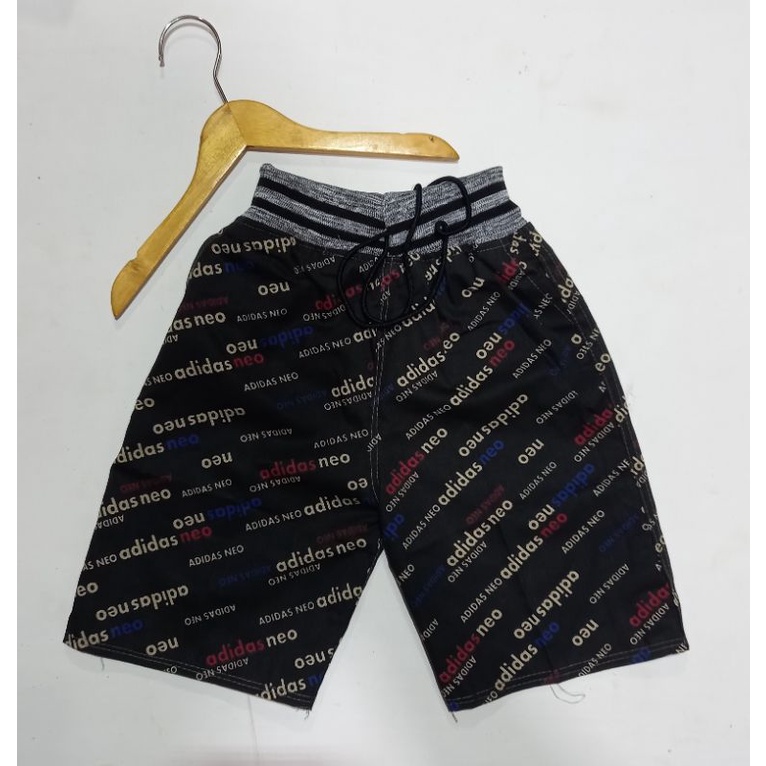 Celana pendek rib motif printing untuk anak usia 5 sampai 8 tahun/celana harian terbaru anak laki-laki untuk santai dan bermain