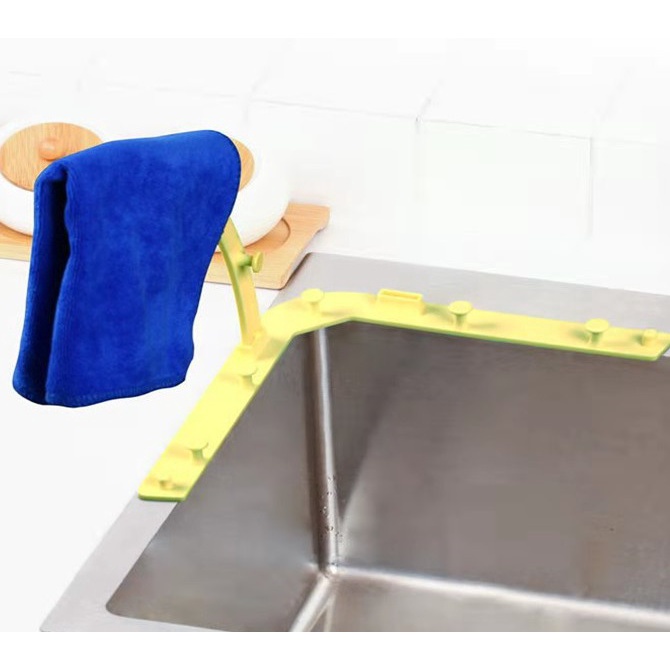 ART-017 Jaring Saringan Wastafel Dapur Kitchen Hanging net anti mampet segitiga saringan sudut Dapat