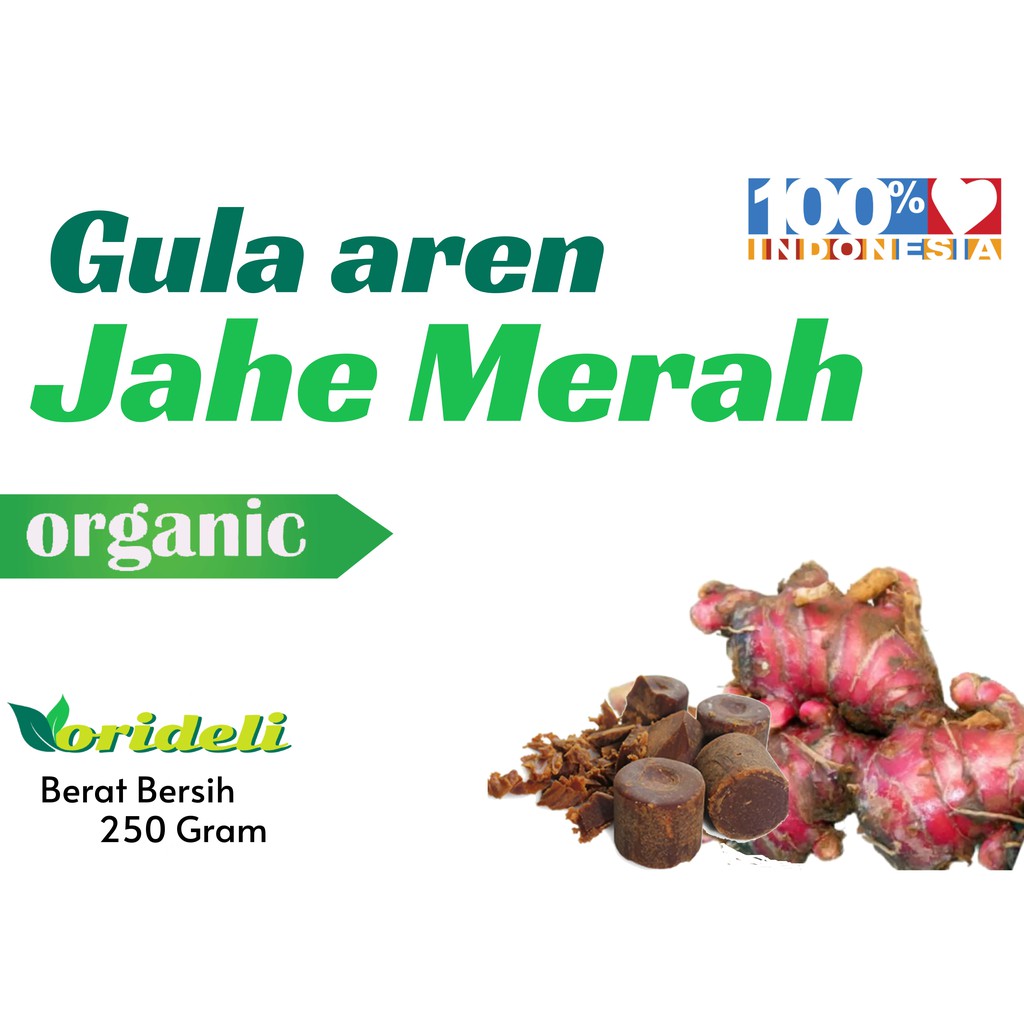 

Jahe Merah Plus Gula Aren Siap Seduh 100% Murni Kemasan 250gr