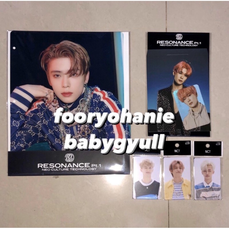 ready stock holo, binder index, cashbee nct resonance 2020
