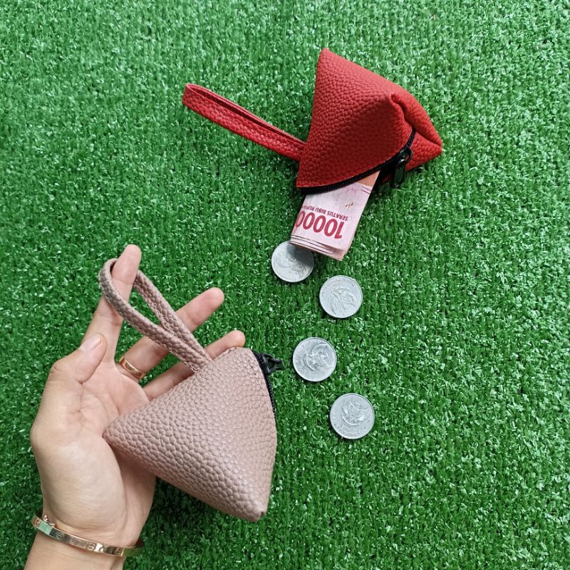 dompet souvenir murah dompet ketupat lebaran/dompet kartu dan uang wanita dompet papirut kulit jeruk viral terbaru 2022