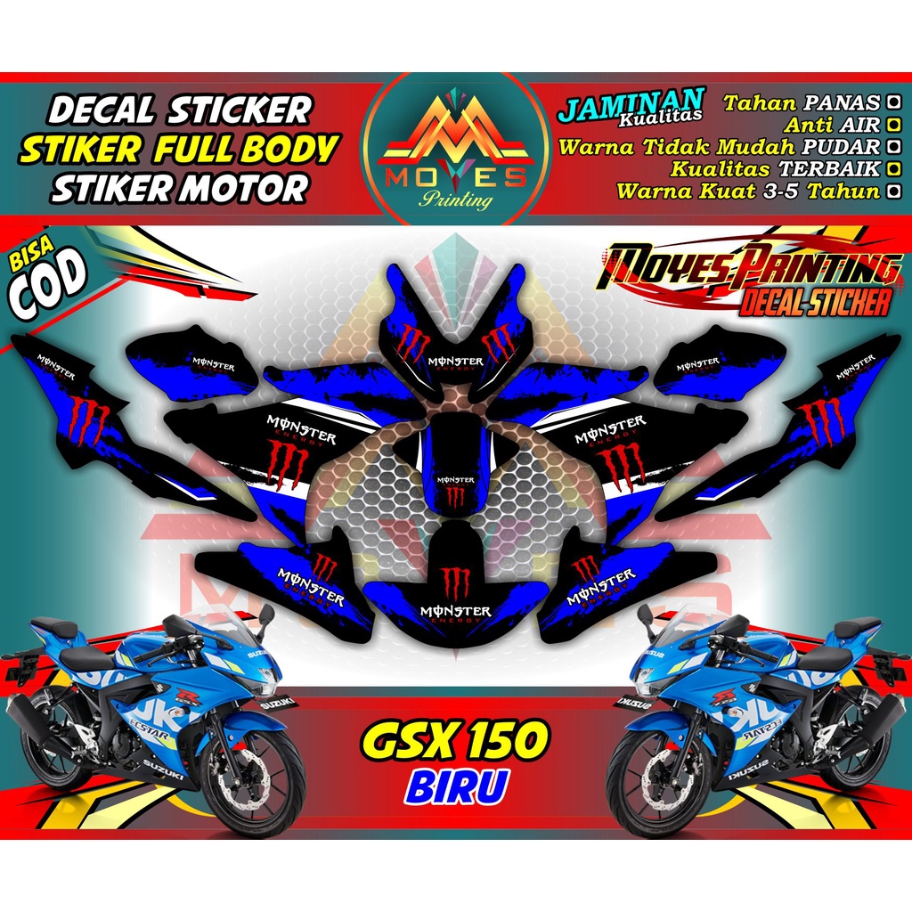 Decal Gsx150R FullBody Decal Gsx150 Fullbody