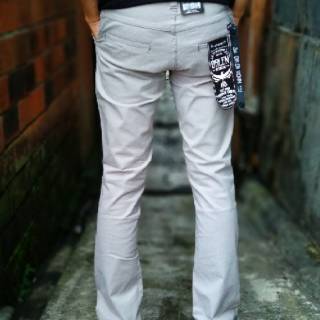  Celana  Chino  Original Orlen Denim Putih Tulang Grosir  