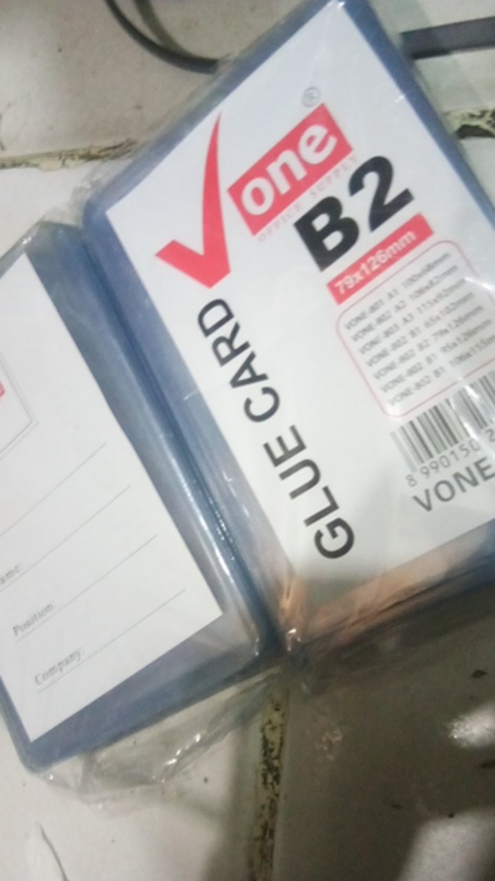 Toploader Photocard B2 / Id Card Base / Plastik Kartu Nama Bening