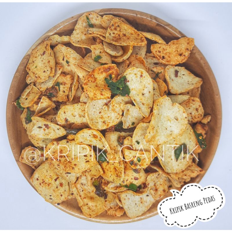 

KERIPIK CANTIK - KERIPIK BASRENG PEDAS