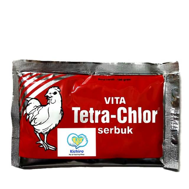 Tetra Chlor Serbuk 100 gram Antibiotik Ayam Medion