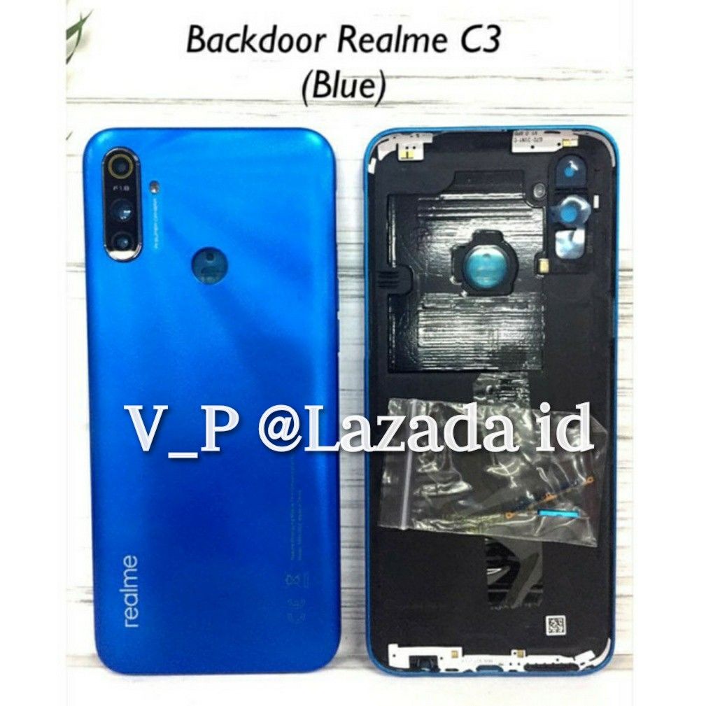 REALME C3 - BackDoor Back Door - Back Casing Tutup Belakang Baterai - Kesing Cassing Housing Realme C3