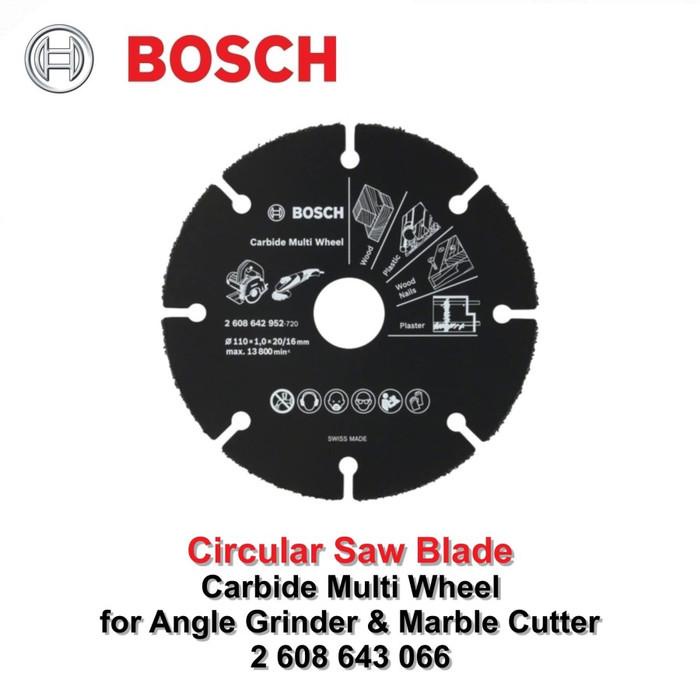 Mata Bosch Mata Gerinda Carbide Potong Multi 4" Untuk Besi Kayu Beton Pvc