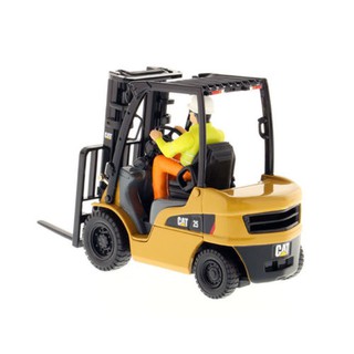 Miniatur Truk  Forklift deicast Warna  Kuning Skala 1 25 