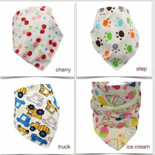 Slabber Segitiga Anak Bayi Tatak Iler Koboy Import