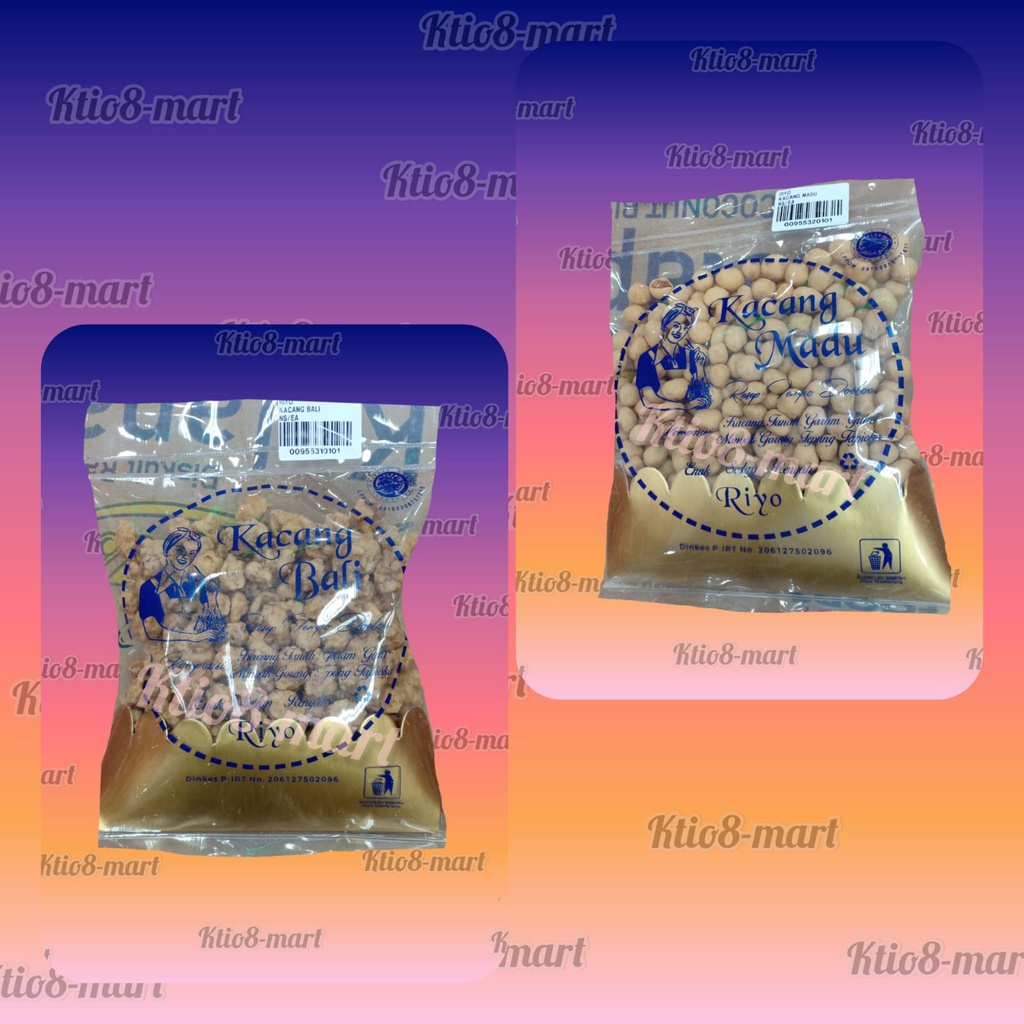 

Riyo Kacang Madu dan Kacang Bali/Enak Sedap Renyah/Halal