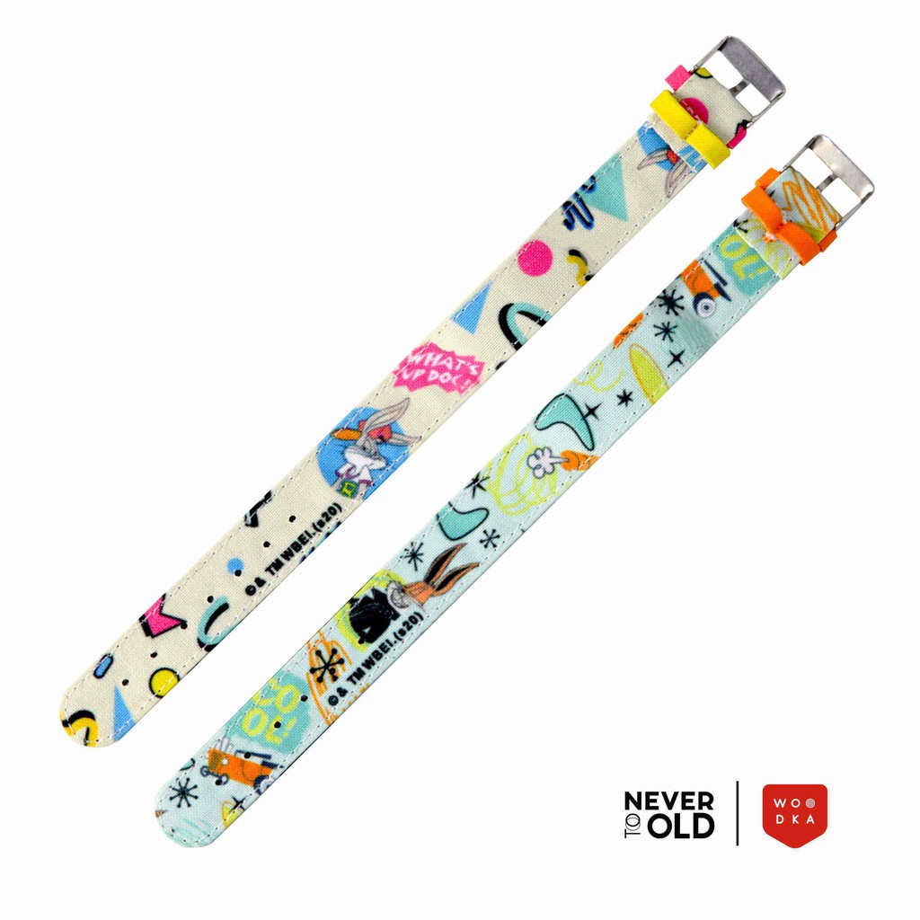 Woodka - Looney Tunes Strap Watch Jam Tangan