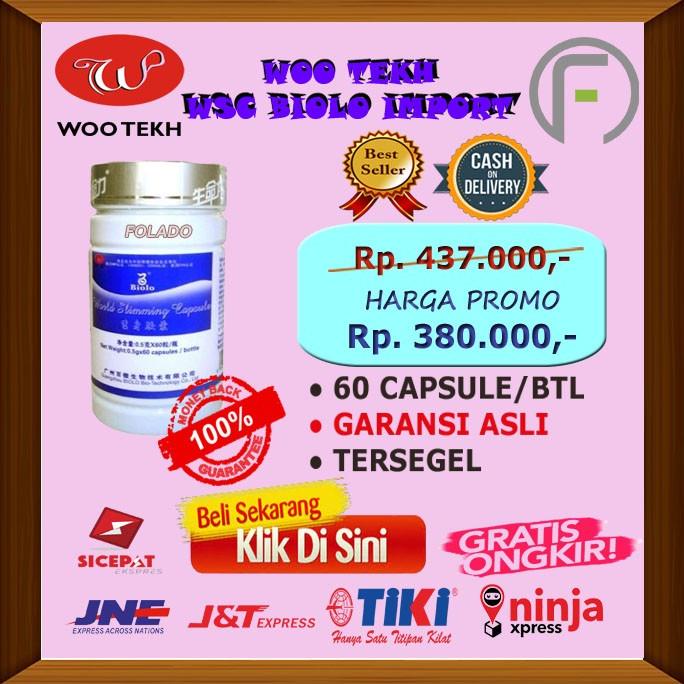 

TERBARU WSC Biolo Import Original 100 % Herbal - Obat Pelangsing - Diet Alami /OBAT HERBAL ASAM URAT/OBAT HERBAL PELANGSING/OBAT HERBAL KOLESTEROL/OBAT HERBAL DIABETES