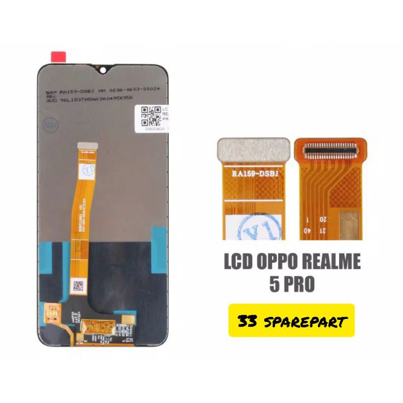 Lcd fullset / lcd touchscreeen realme 5 pro / realme 5pro / realme q original