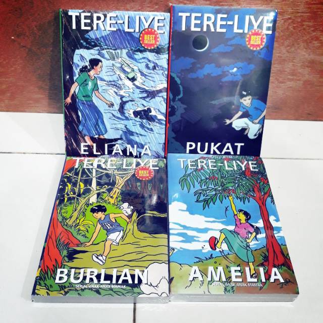 paket 4 buku serial anak anak mamak eliana pukat burlian amelia by tere liye