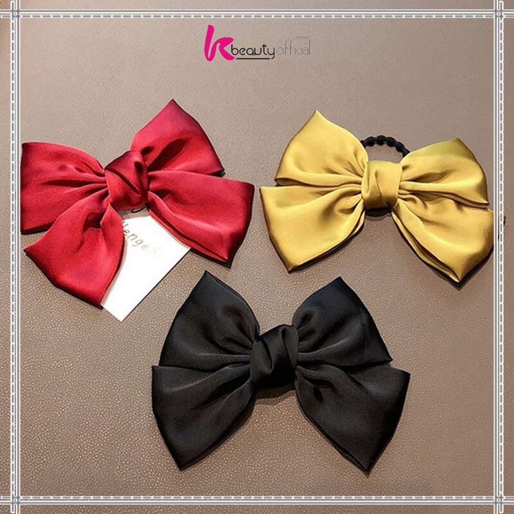 KB-C160 Ikat Rambut Pita Besar Kuncir Rambut Hairband Aksesoris Wanita Kunciran Rambut Korea Style-8