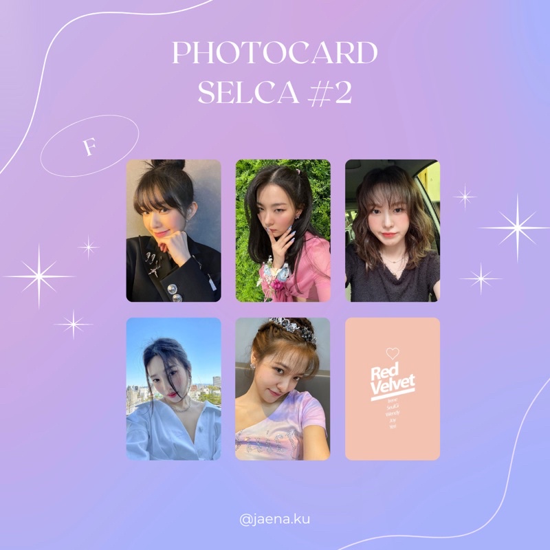 [RED VELVET] PHOTOCARD SELCA #2 RED VELVET ‼️BACA DESKRIPSI‼️