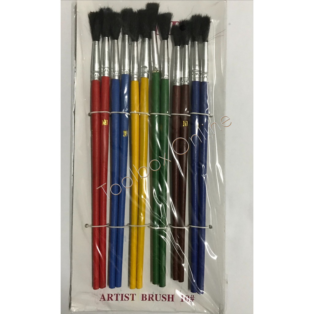 

1 lusin (12 pcs) Kuas Lukis Kinryu no. 10