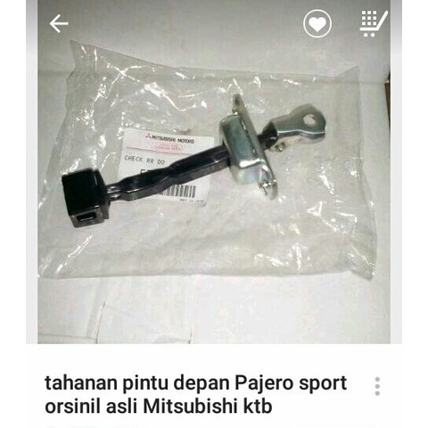 check door tahanan pintu belakang mitsubishi pajero sport 2009-2015