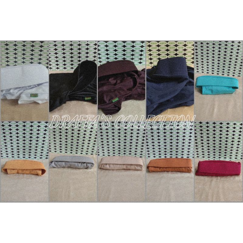 (ukuran L)Bergo oval polos /Daily Hijab/kerudung sekolah/jilbab instan ori by.ASRI collection(bagian1)