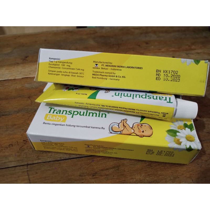 TRANSPULMIN BABY BALSAM 20G - ED 08/2025