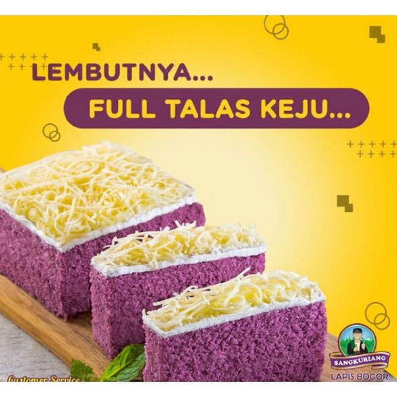 

Lapis Talas Full Keju Sangkuriang