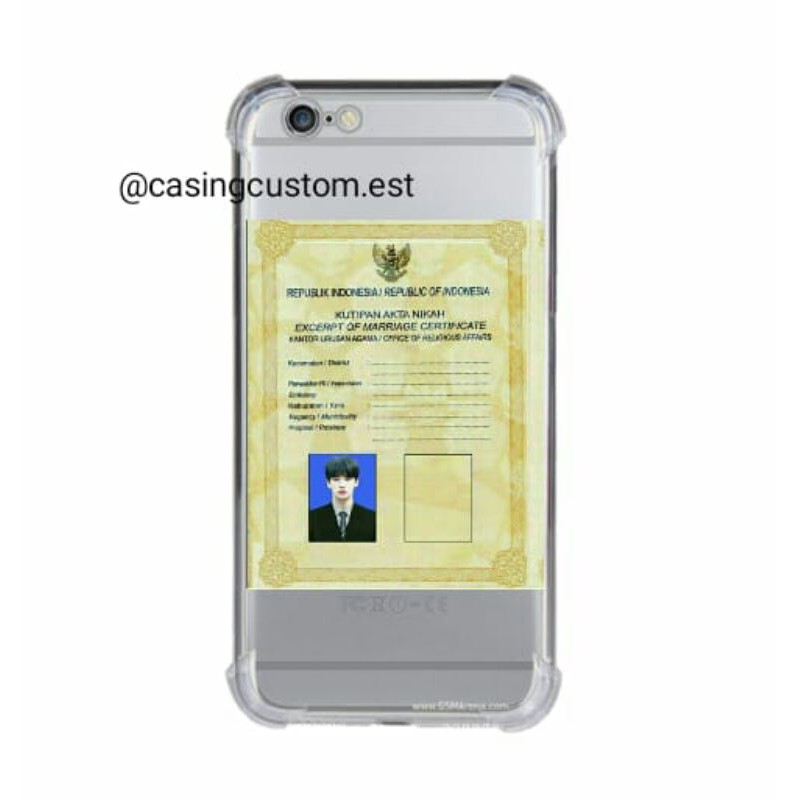 FYP Case Akta Nikah With BTS (softcase custom)
