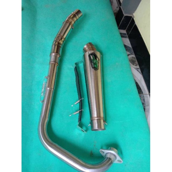 Knalpot racing JRM trompet kerucut thunder Verza Byson gl Fu cb Vixion dll