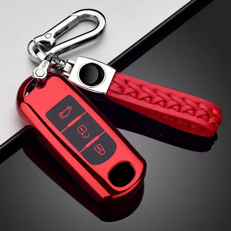 Cover Pelindung Gantungan Kunci Mobil Bahan Tpu Lembut Mobil Mazda 2 Mazda 3 Mazda 5 Mazda 6 Cx-3 Cx-4 Cx-5 Cx-7 Cx-9 Atenza Axela Mx5