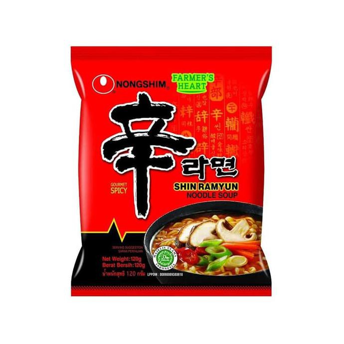 

Terlaris# Nong Shim Instant Noodle Shin Ramyun Spicy Mushroom 120G