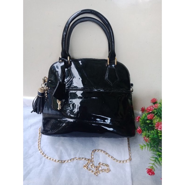 TAS ALMA MINI SLING BAG KULIT PATTERN,  TAS ALMA,  SLING ALMA