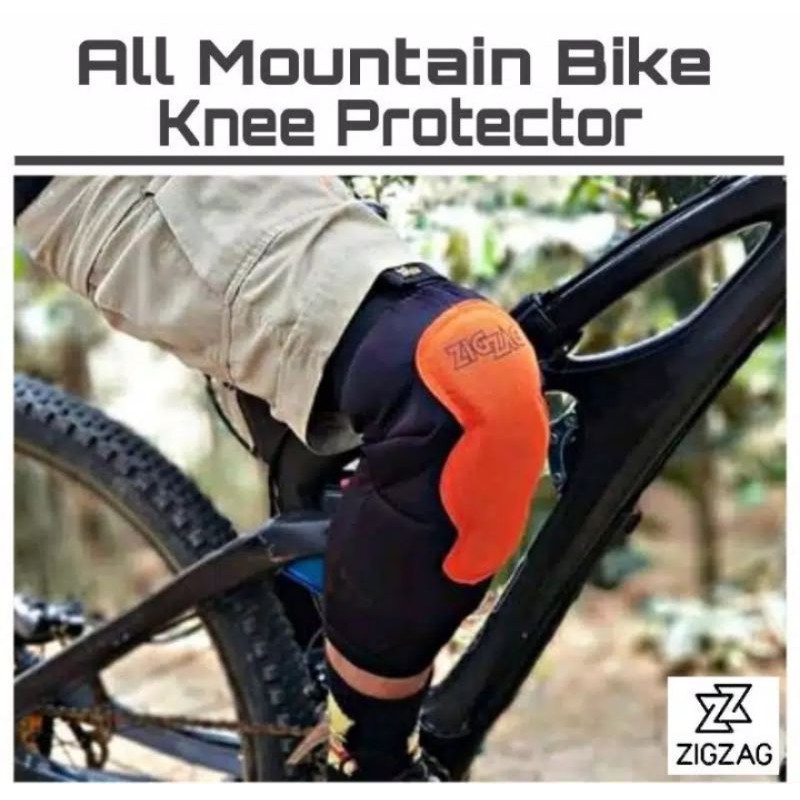 Kneepad MTB ZigZag Protektor Lutut Untuk Sepeda MTB