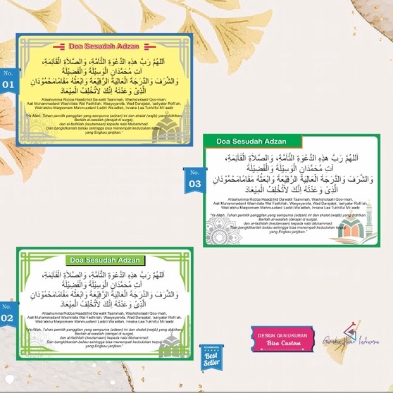 

stiker doa setelah adzan