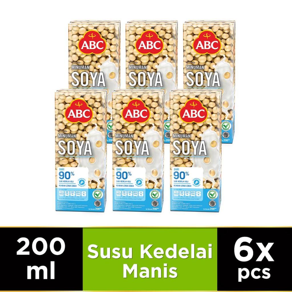 

ABC Minuman Sari Kedelai 200 ml - Multipack 6 pcs