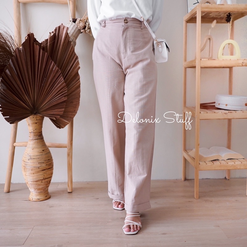 Raisa bangkok linen kulot