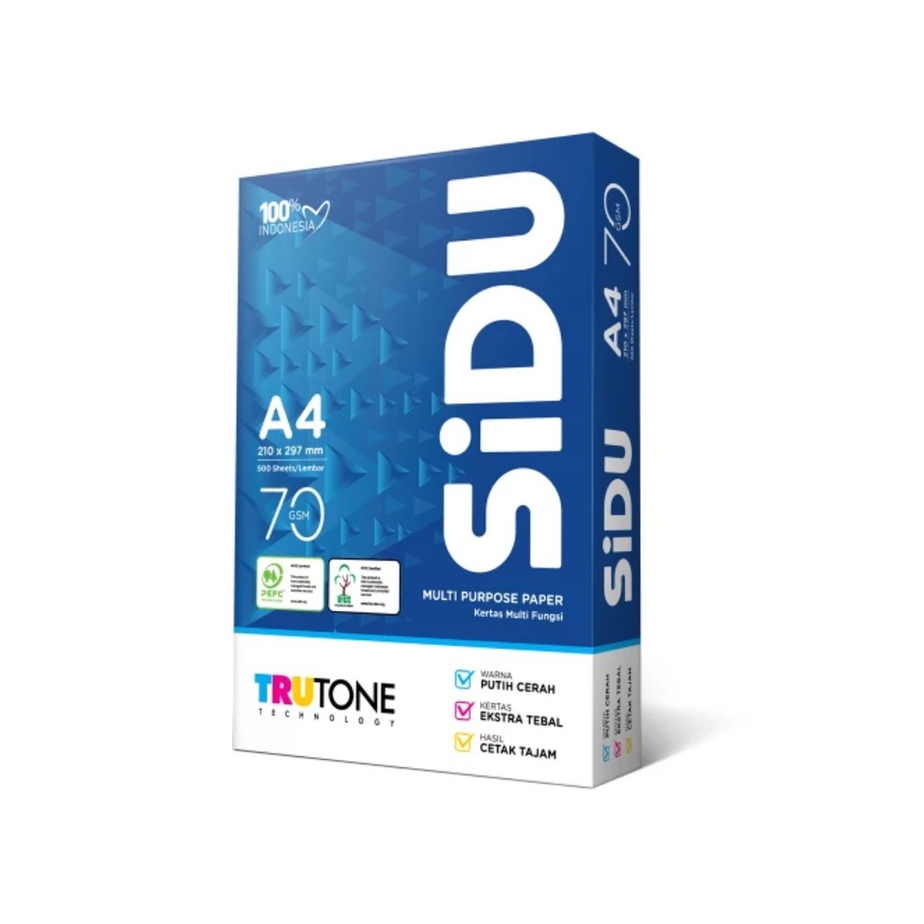 

Kertas Sinar Dunia A4 70 GSM 1 Rim 500 Sheet