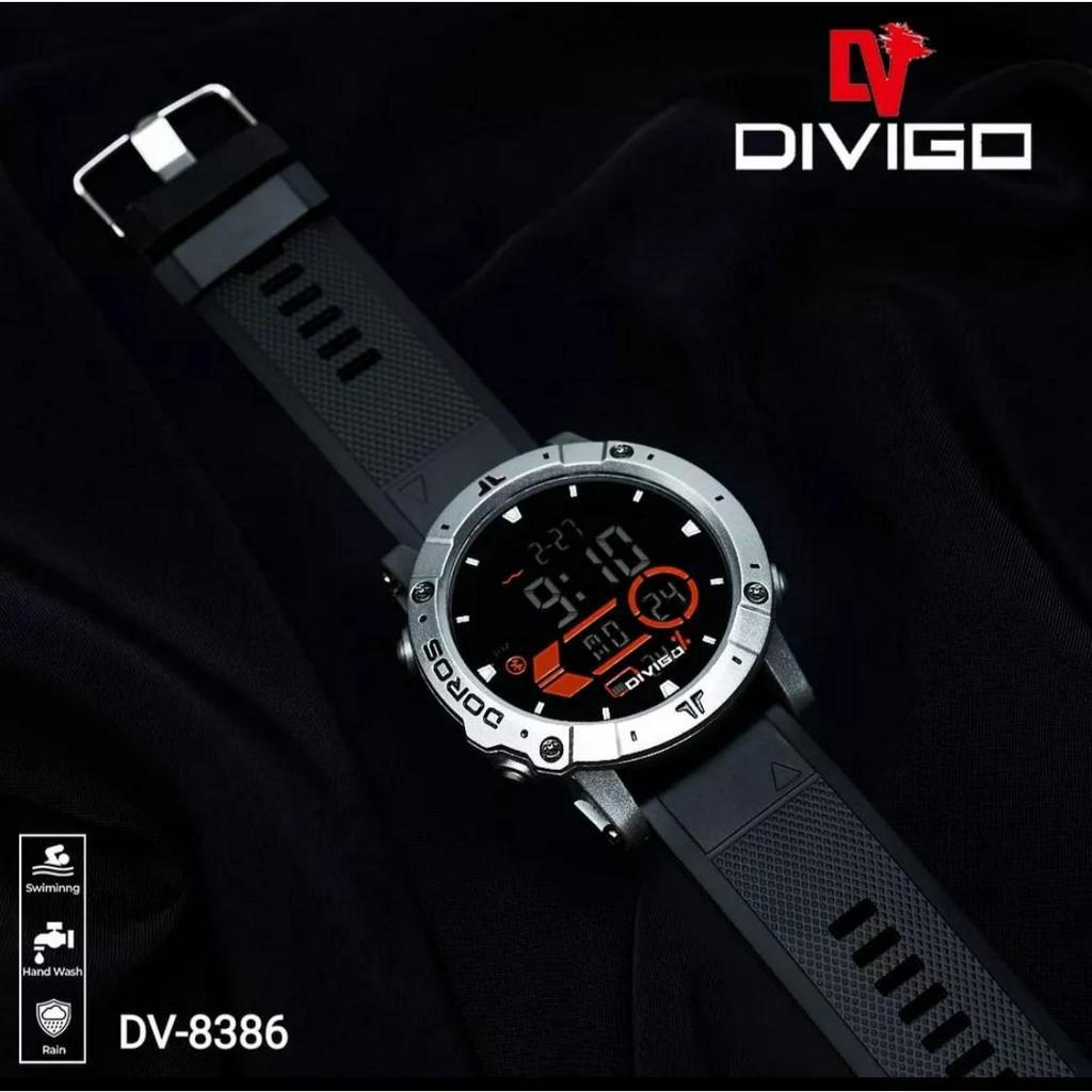 (BW) Jam Tangan Pria Digital Water Resistant 3ATM High Quality DV-8386